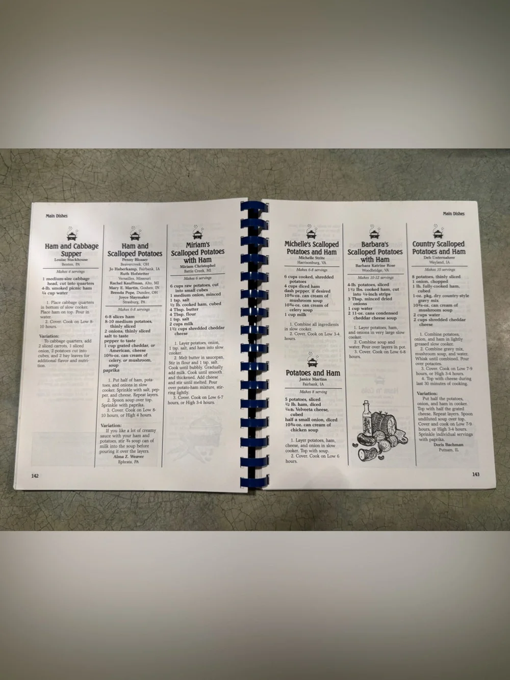 Fix-It and Forget-It Cookbook - Slow Cooker Recipes (Blue/Yellow)